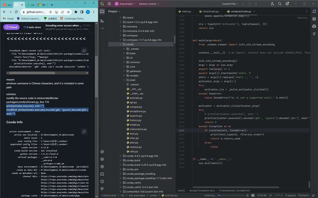 Anaconda Powershell prompt failed but anaconda prompt works - Product ...
