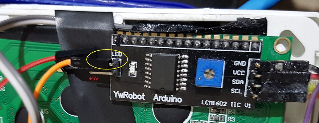 LCD 2004 display, I2C and brightness - General Electronics - Arduino Forum