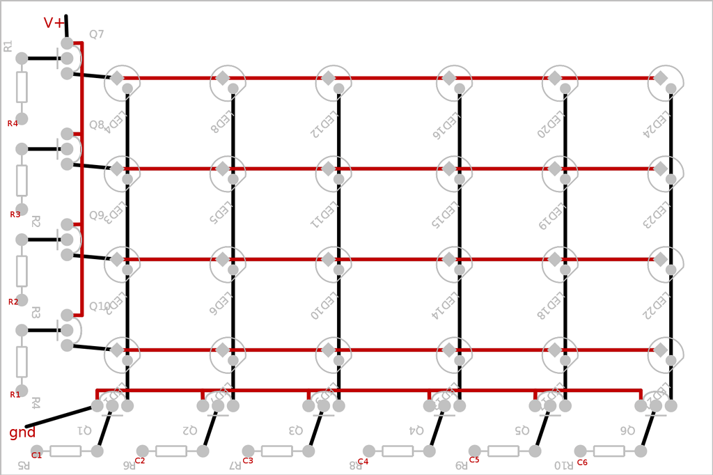 Electronics newbie, someone to check my design of LED grid - LEDs and ...