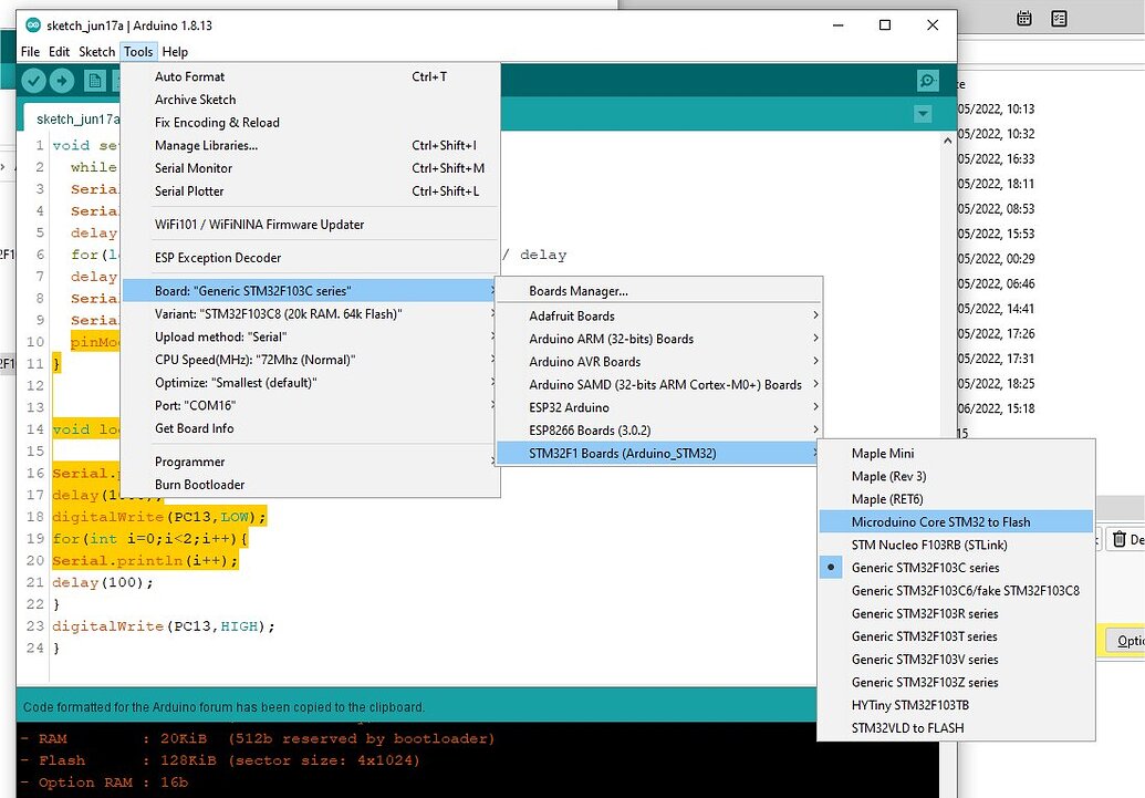 Stm32 Serial communication issues - General Guidance - Arduino Forum