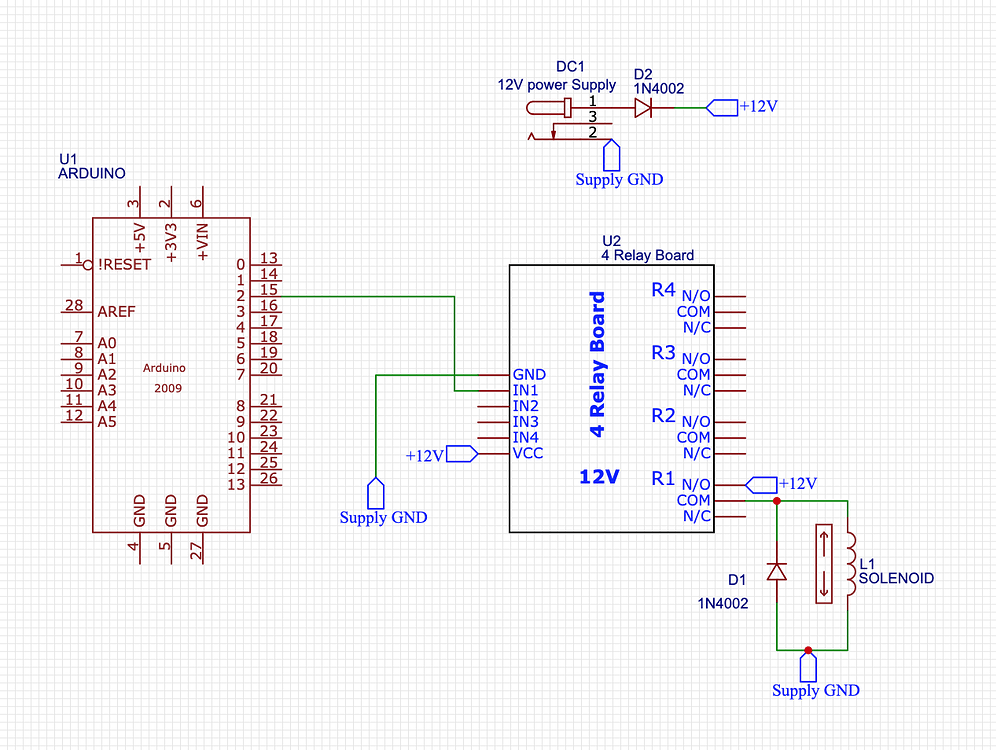 Connecting Relay and arduino with a load - General Electronics ...