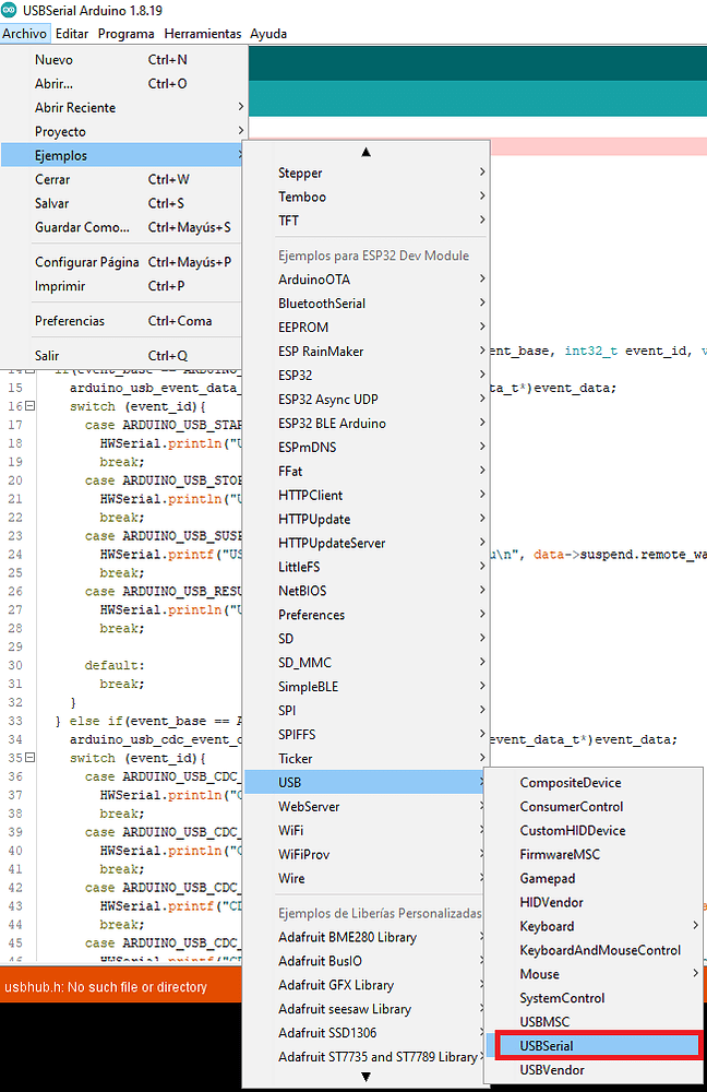 'USBCDC' does not name a type - Programming - Arduino Forum