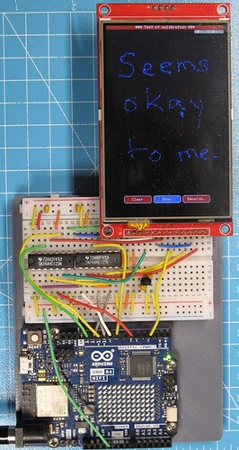 Uno R4 Wifi and SPI touchscreen display