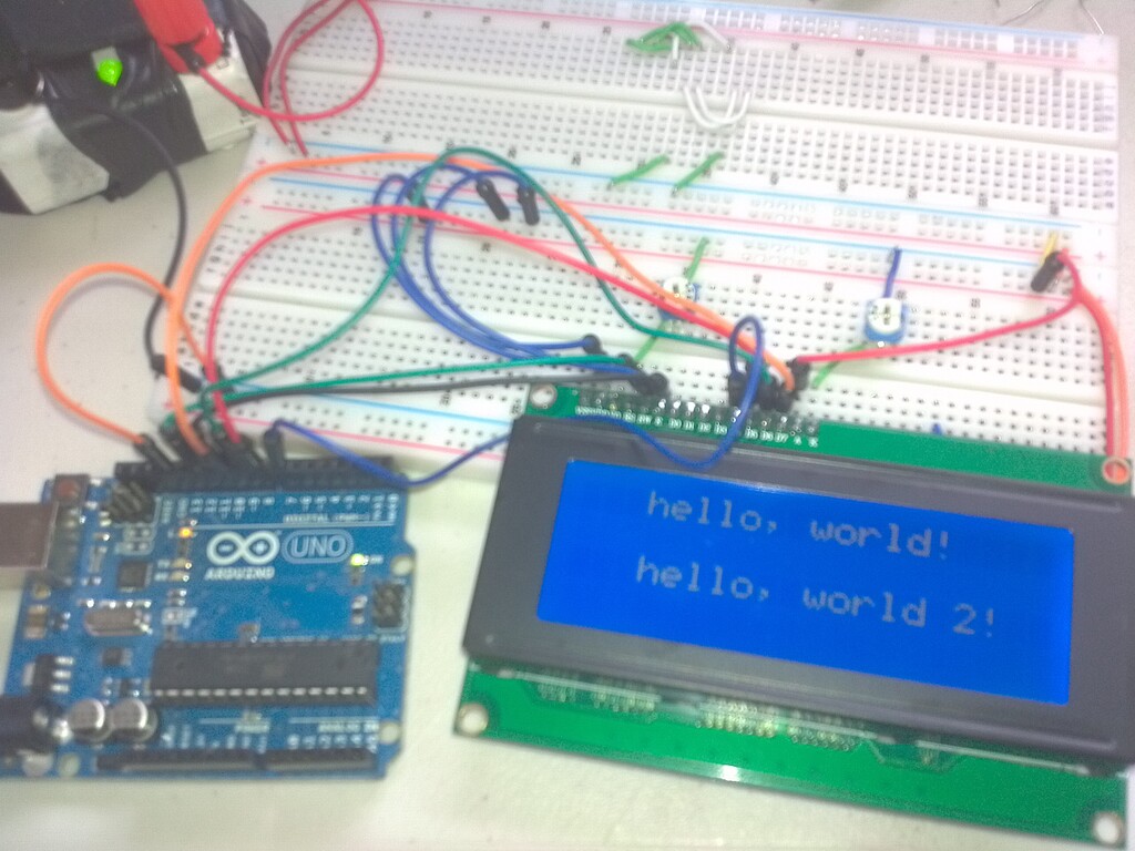 20x4 LCD Screen only prints to line 0 and 2... - Displays - Arduino Forum