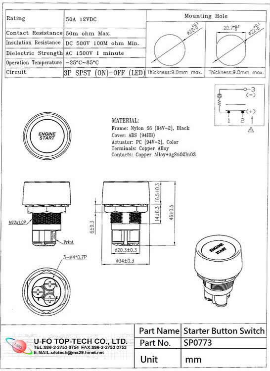 Need help with wiring a metal push button with led - General Guidance ...