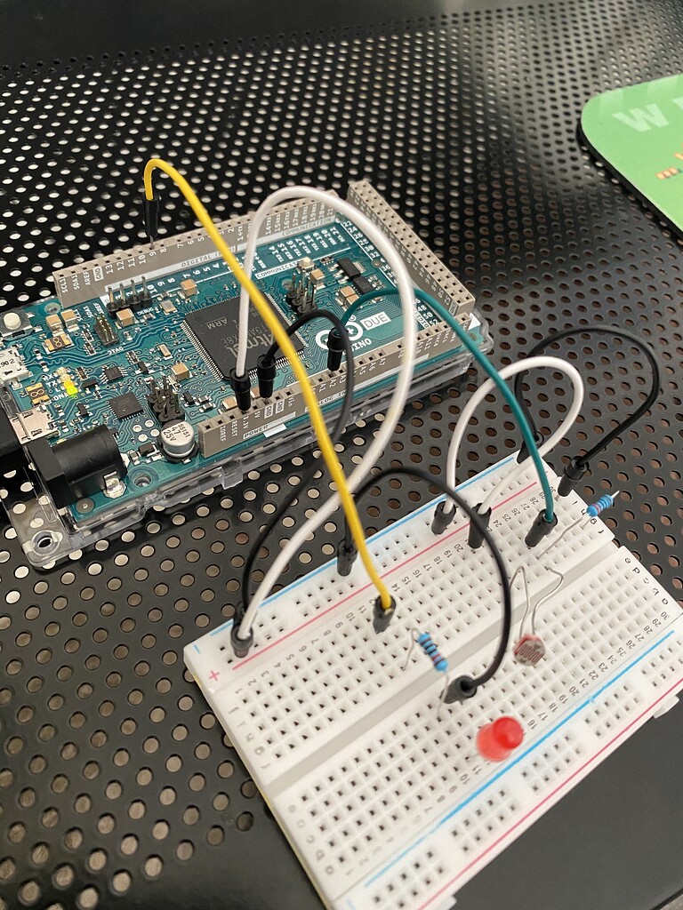 Photoresistor Value is Constant and Not Changing Project Guidance