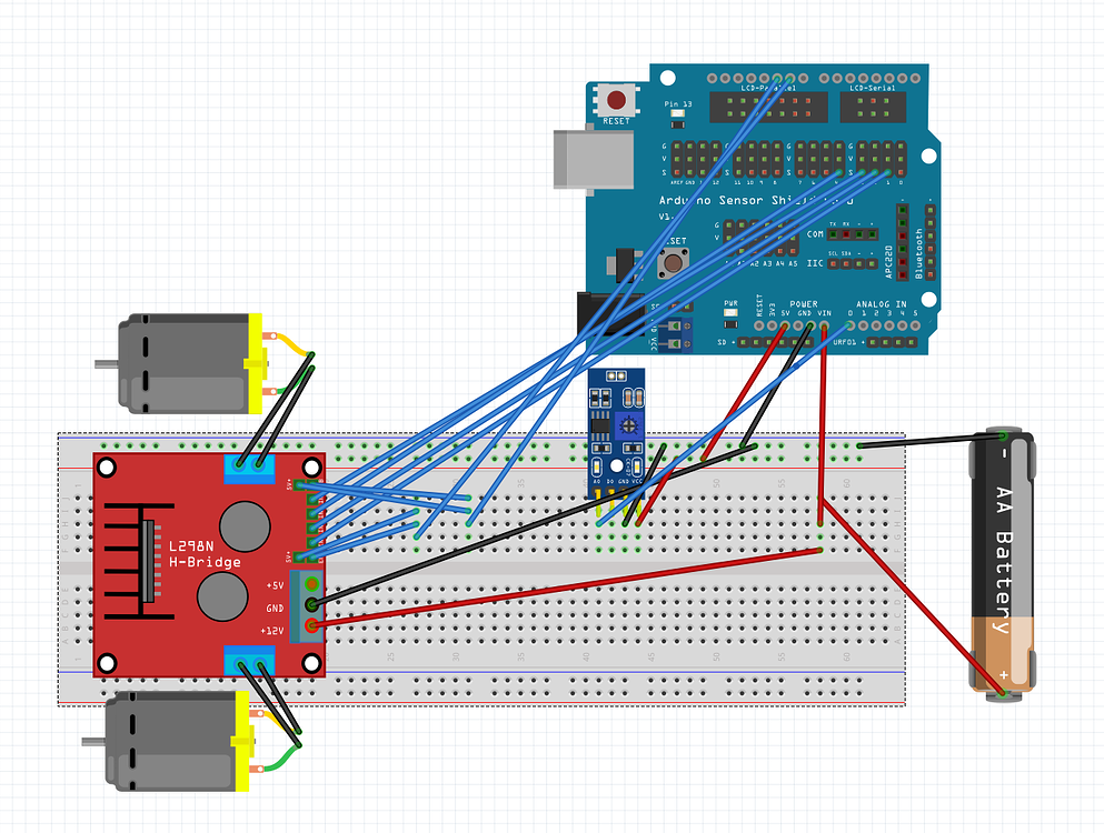 Unable to control motor speed when using shared voltage source - Motors ...