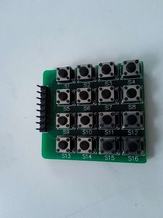 Use of 4X4 push button matrix - General Guidance - Arduino Forum