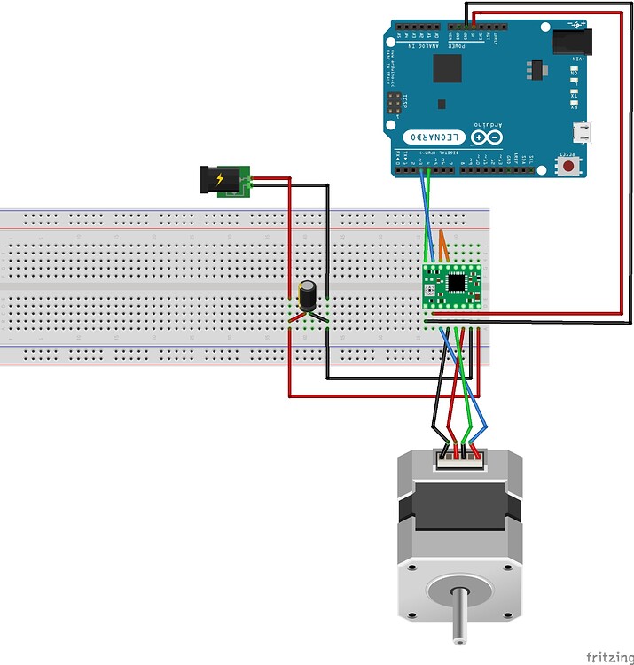 NEMA 17 and A4988 driver - motor steps back for no reason - Motors ...
