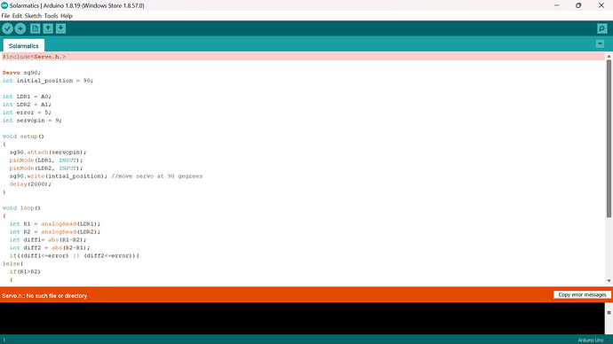 Arduino Single axis solar tracker code - Programming - Arduino Forum