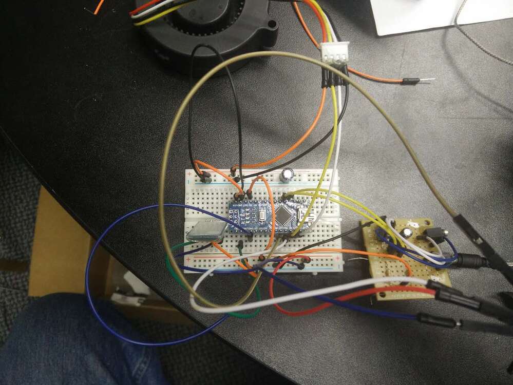 [Solved]Relay+12v Fan=self-reset? - General Electronics - Arduino Forum