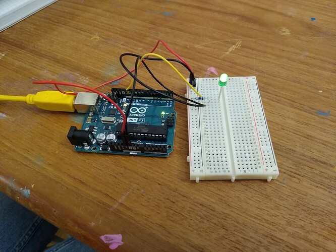 O1 - Pin 13 during ON flash