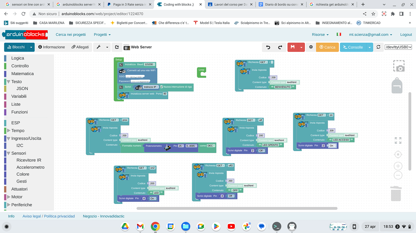 Lettura Potenziometro con Richiesta Get - Software - Arduino Forum
