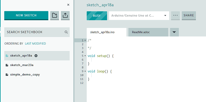 Can not upload using Web Editor. - Cloud Editor - Arduino Forum