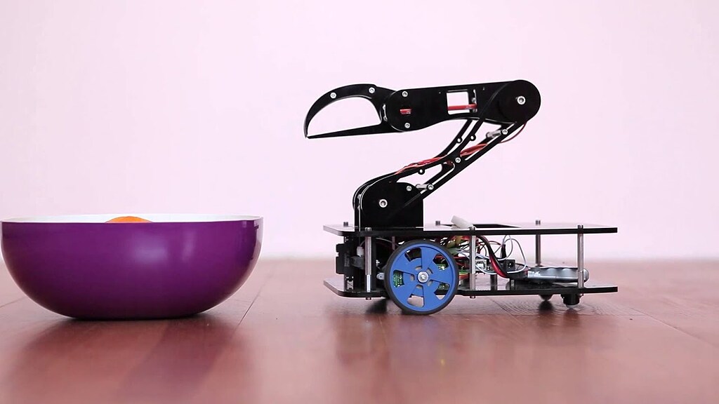 Autonomous robot which is able to move around, find, grub and relocate ...