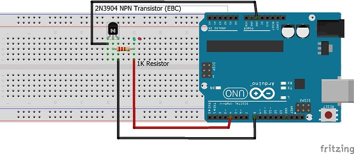 Arduino UNO R3 2N3904 Transistor Test using Millis - Page 2 ...
