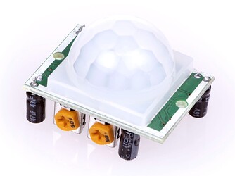 HC-SR501 PIR Motion Sensor - Top & Side view