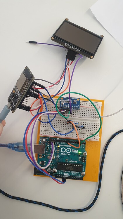 Uno+ esp32+ ADS1115 + serial communication issue - Sensors - Arduino Forum