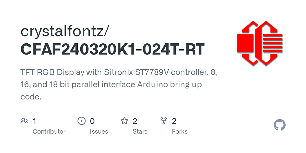ST7789V with 8-bit paralel interface - Displays - Arduino Forum