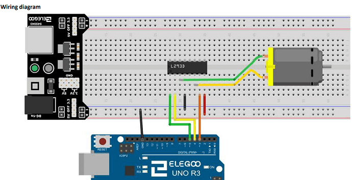 Is it normal for .3v to be received on ground circuit using L293D ...