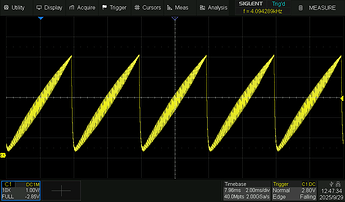 1kHz Sawtooth 4.7kΩ & 10nF