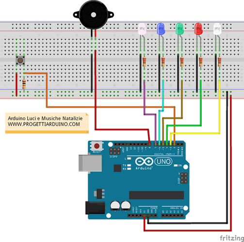 Led in parallelo con colori diversi e resistenze. - Hardware - Arduino ...