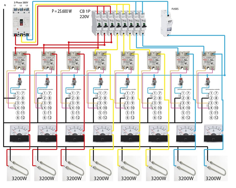 How to choose MCCB, FUSES, CP 1P. Please help me - Motors, Mechanics ...
