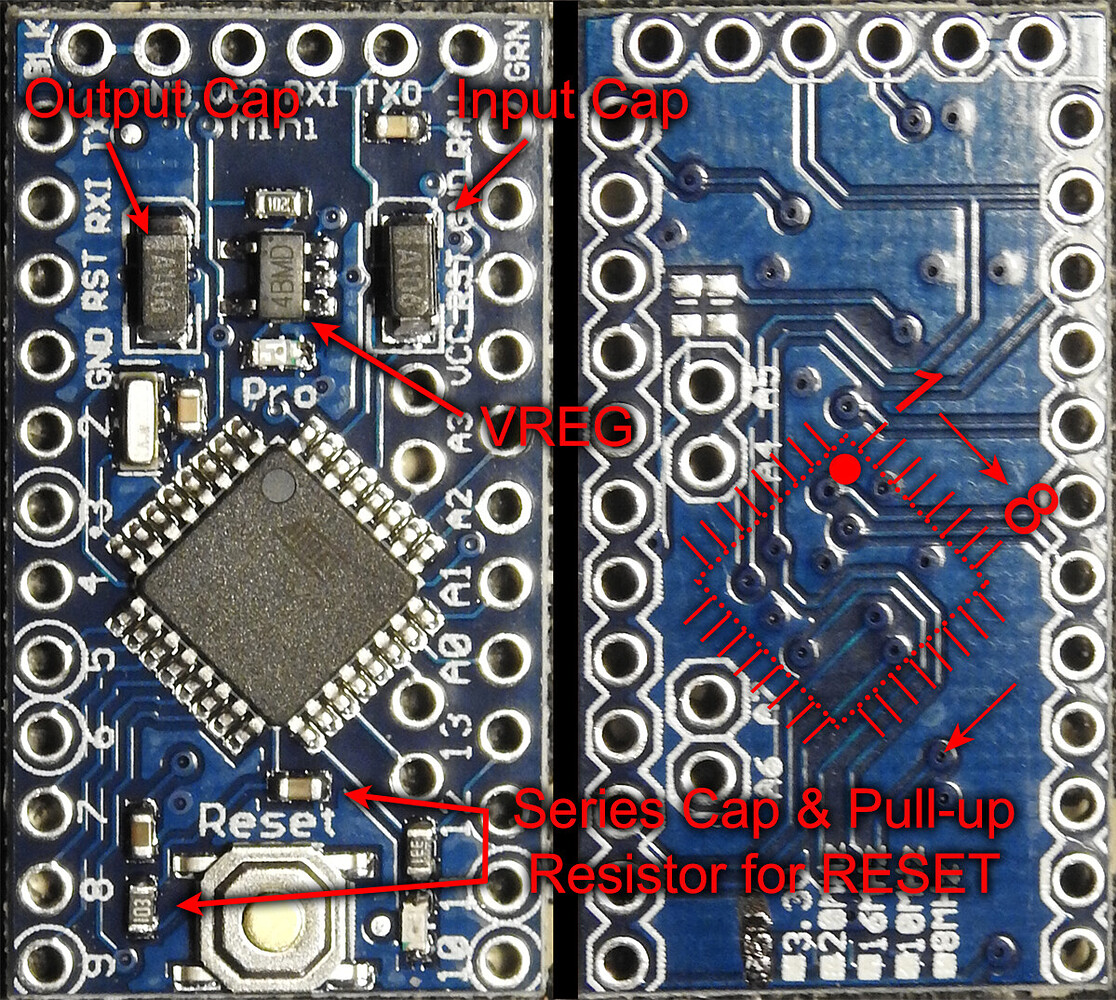 Stand Alone Atmega328P-AU Programming Hardware Setup - 3rd Party Boards ...