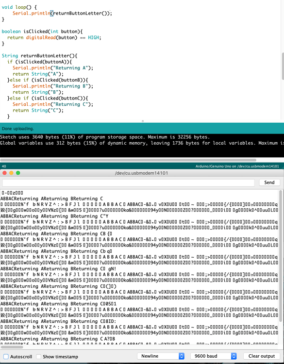Use a function to return a string, then print this return value in the ...