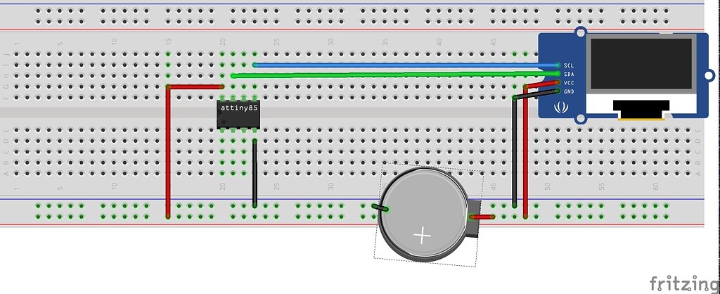 attiny+oled not working on breadboard - Displays - Arduino Forum