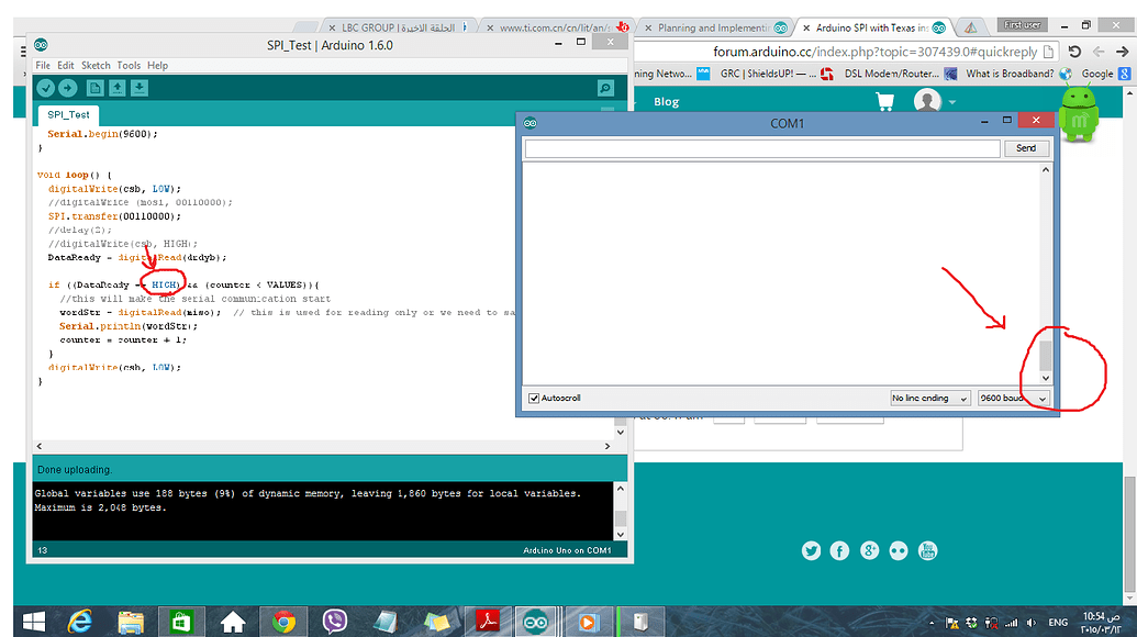 Arduino SPI with Texas instrument's ECG Analog Front End - Programming ...