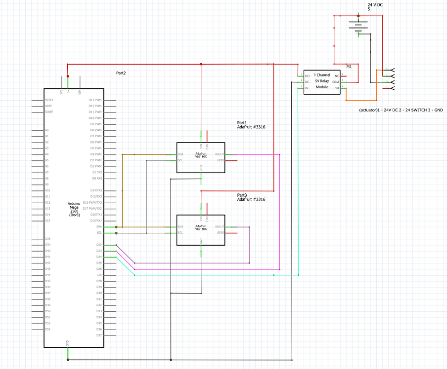 Using VL6180X Range Sensor and Controlling a Relay using Arduino but ...
