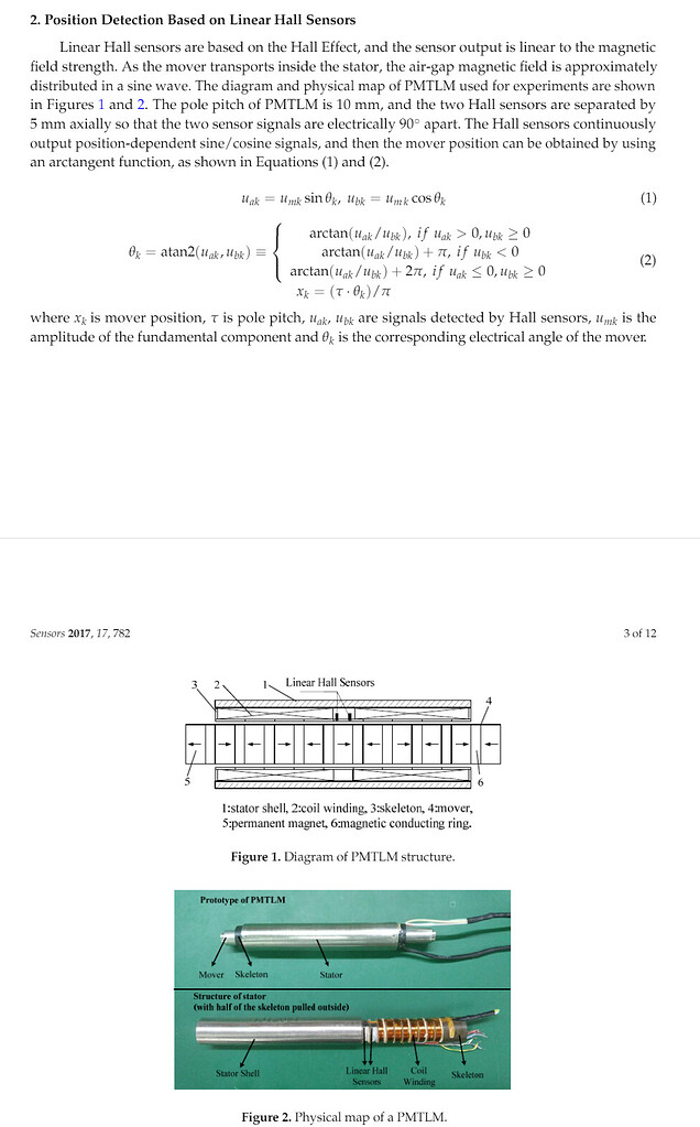 Position Tracking using a SinCos Sensor on a Linear Motor - Programming ...