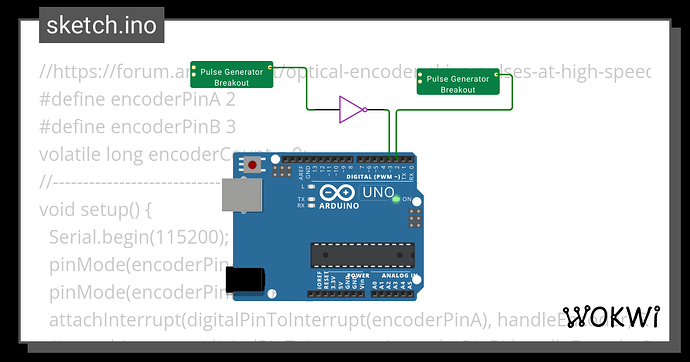 Optical Encoder skips pulses at high speeds - Sensors - Arduino Forum image.