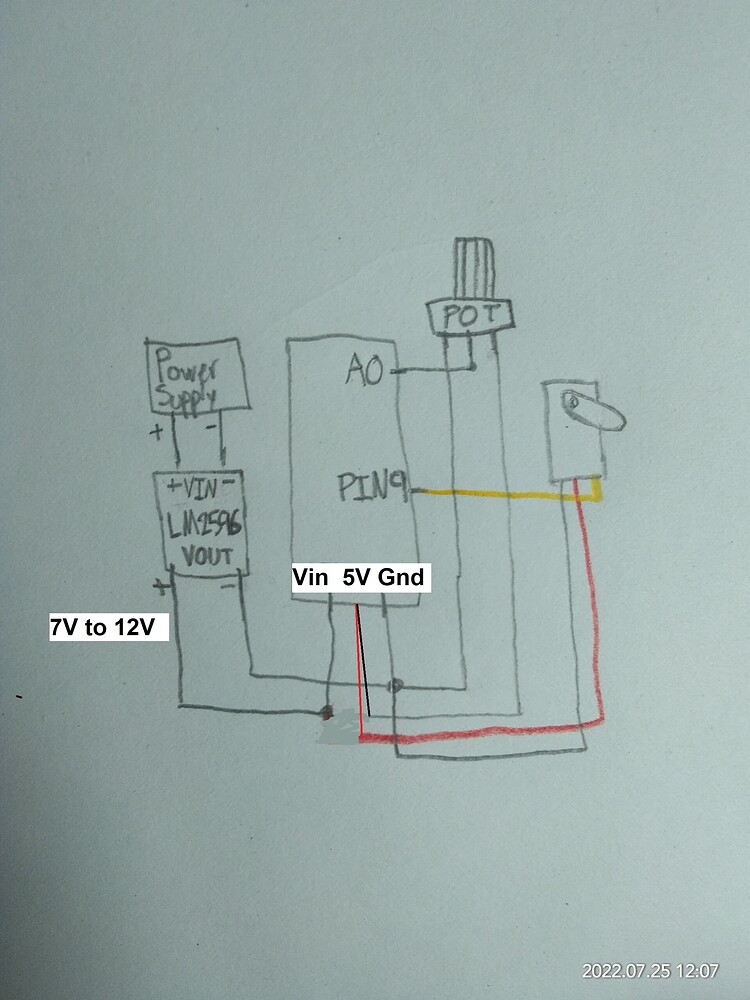 Servo motor twitching when used with potentiometer Motors, Mechanics, Power and CNC Arduino