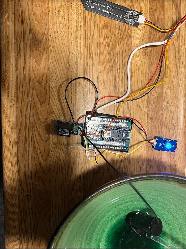 Plant Watering Kit Relay clicking, pump not starting Nano RP2040