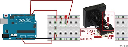 Help with illuminated push button wiring - General Electronics
