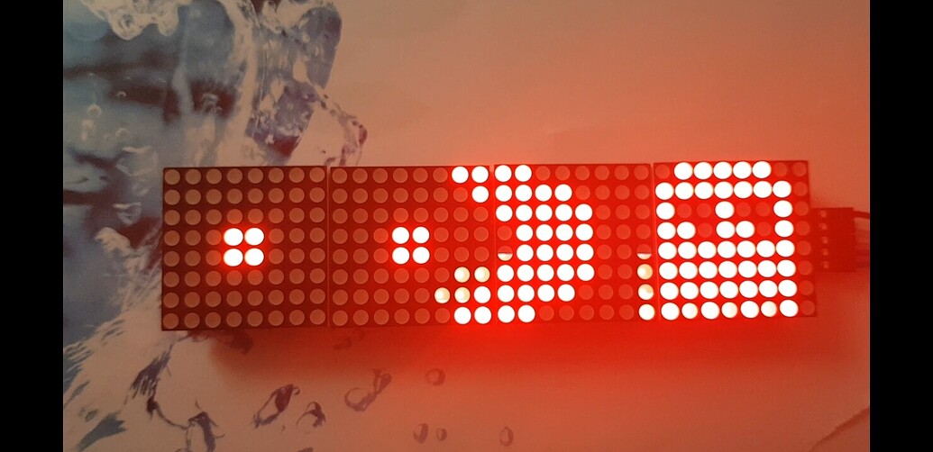 Inverted display MAX72XX - Displays - Arduino Forum