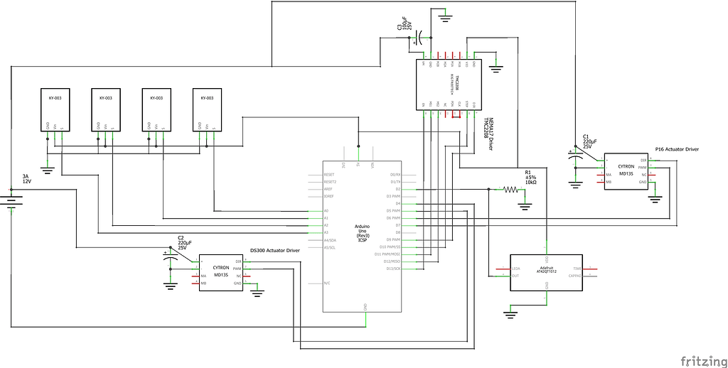 Capacitive touch toggle switching ON/OFF during DC motor activity ...