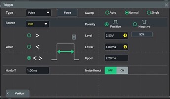 Trigger Settings