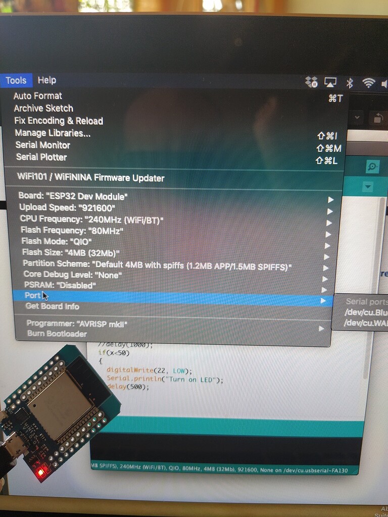 D1 mini ESP32 not show up - IDE 1.x - Arduino Forum