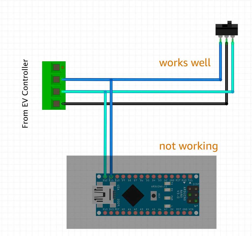 Intercepting Signal from EV Controller - General Electronics - Arduino ...