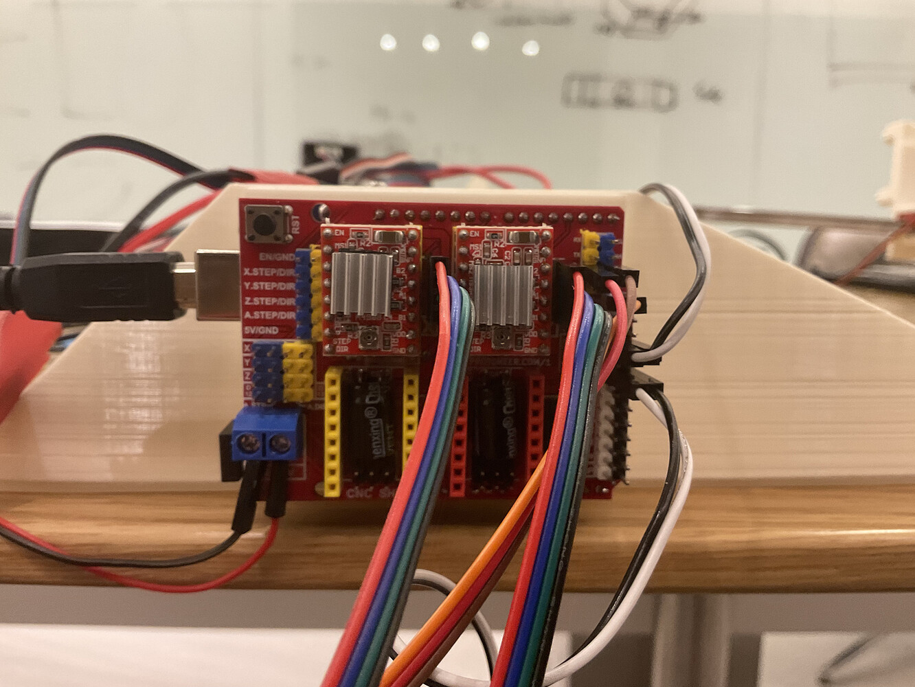 Stepper motor vibrating but not turning (using an arduino cnc shield) Motors, Mechanics, Power