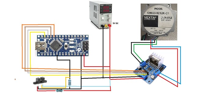 Scheme Stepper and Optical Sensor