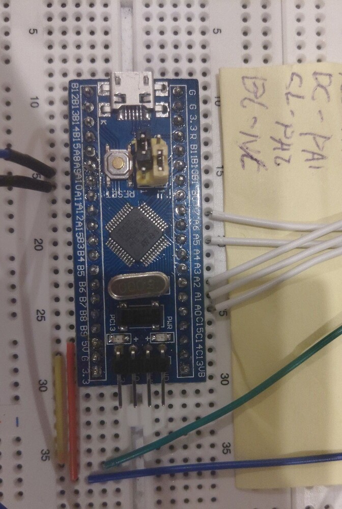 ST7735 tft with a Bluepill STM32F103C8T6 - Displays - Arduino Forum