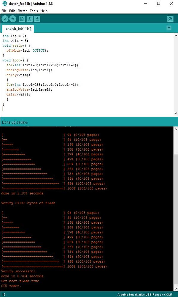 Arduino Due going hot Atmel SAM3X8E ARM Cortex-M3 CPU - IDE 1.x ...