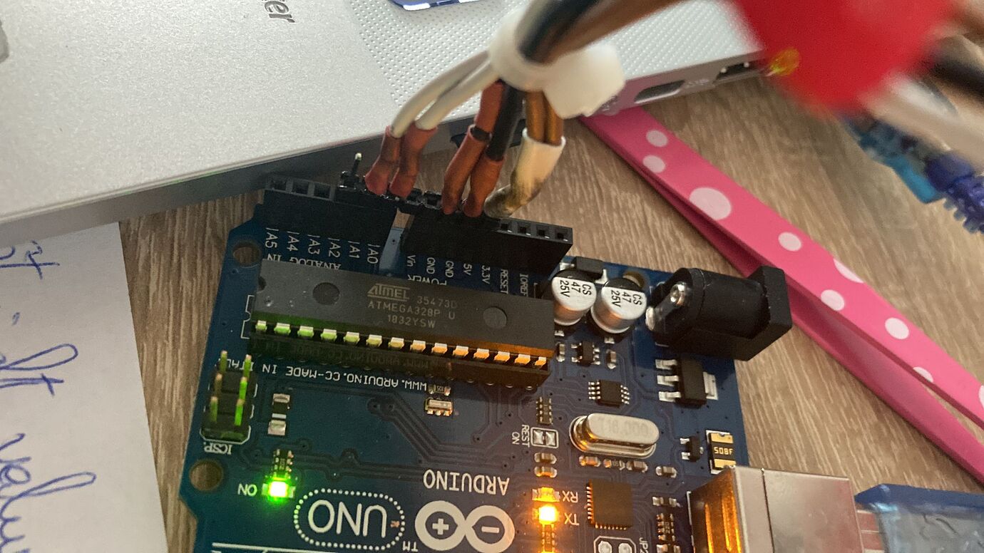 Flex sensors problem with arduino uno without breadboard - Programming ...