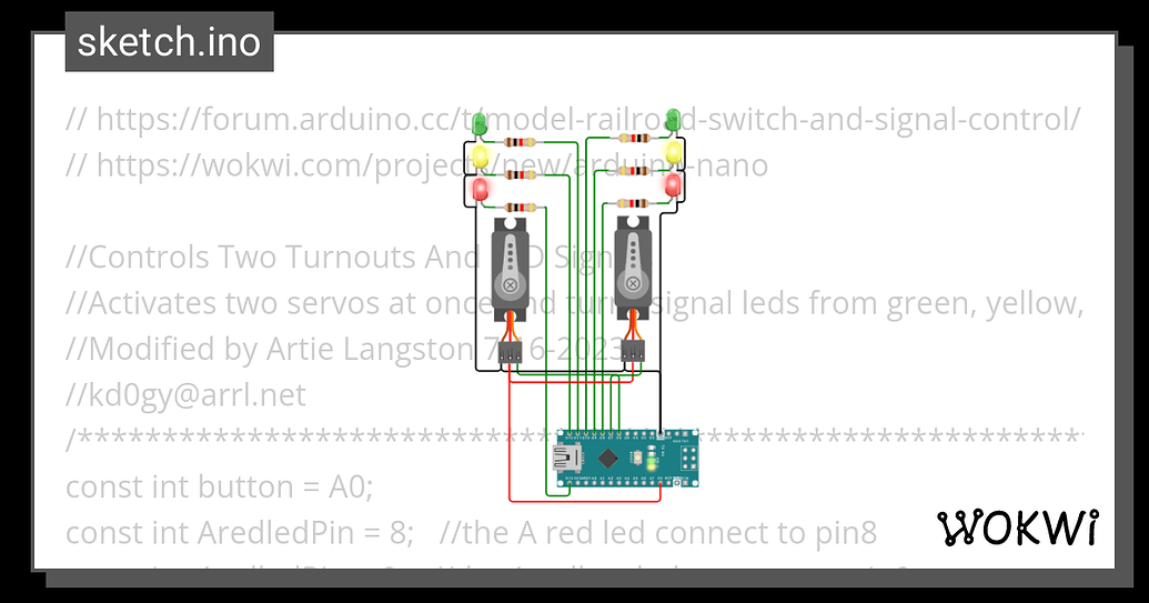 Model railroad switch and signal control Project Guidance Arduino Forum
