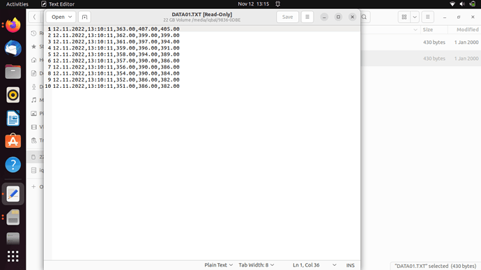 Saving data on sdcard - General Guidance - Arduino Forum
