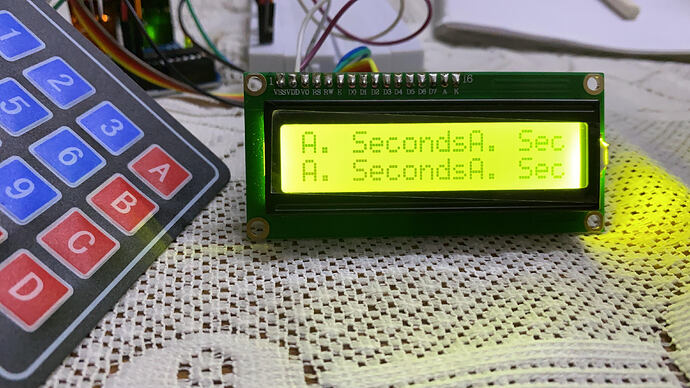 Trouble with sub menu system-4x4 keypad and 1602 LCD - Programming ...